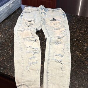 KanCan Light Blue Distressed Skinny Jeans